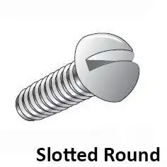  Slotted Round Head Machine Screws Image
